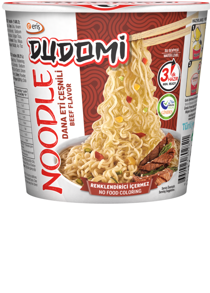 Dudomi Beef flavored cup 60 gr