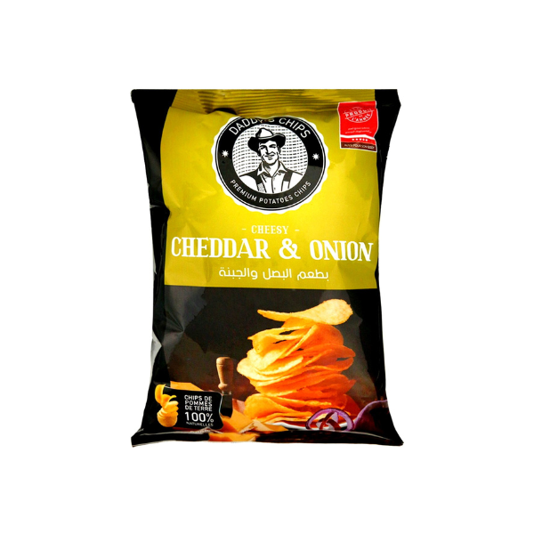 Untitled design (31) Daddy’s Chips Cheddar & Onion – Image 1